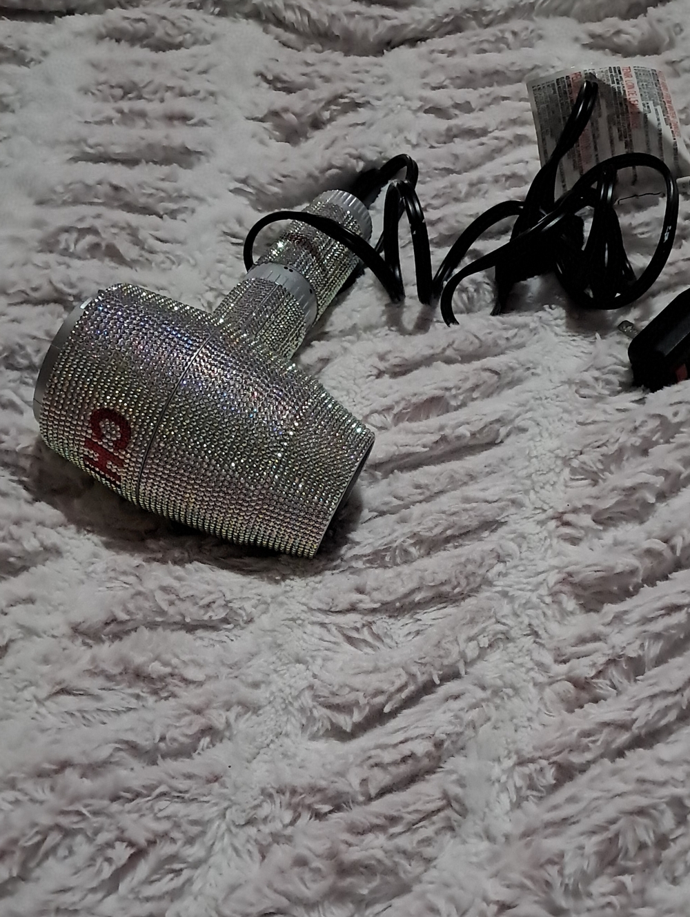 CHI Sparkling Silver Rhinestone Handheld Hair Dryer Accessory
